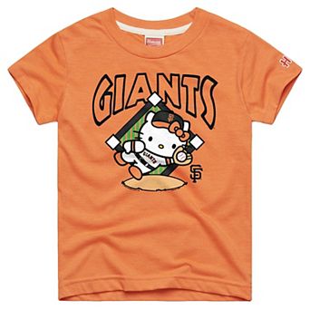 Toddler Homage Orange San Francisco Giants Hello Kitty x MLB Tri-Blend T-Shirt