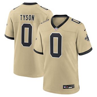 Men's Nike Gold New Orleans Saints Jordyn Tyson Alternate Game Jersey