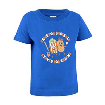 Infant Soft as a Grape Royal New York Mets Snack T-Shirt