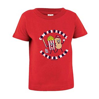Infant Soft as a Grape Red St. Louis Cardinals Snack T-Shirt