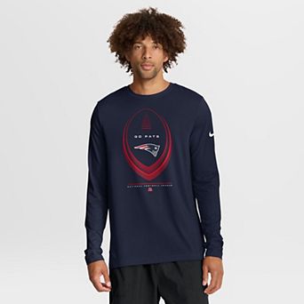 Men's Nike Navy New England Patriots Legend Icon Dri-FIT Long Sleeve T-Shirt