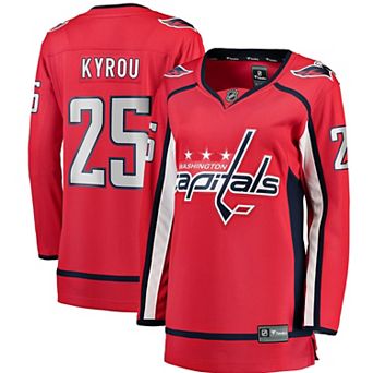 Women's Fanatics Jordan Kyrou Red Washington Capitals Home Breakaway Jersey