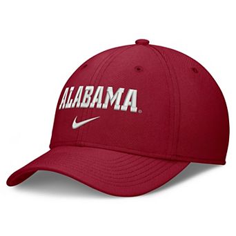 Men's Nike Crimson Alabama Crimson Tide Rise On-Field SwooshFlex Dri-FIT Flex Hat