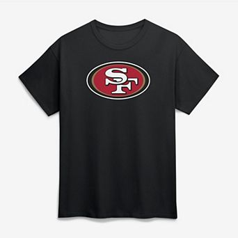 Men's Logo Athletic Black San Francisco 49ers Primary Logo T-Shirt