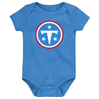 Newborn Outerstuff Light Blue Tennessee Titans Primary Logo Bodysuit