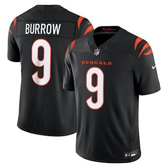 Men's Nike Joe Burrow Black Cincinnati Bengals Team Vapor F.U.S.E. Stitched Limited Jersey