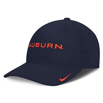 Men's Nike Navy Auburn Tigers Gameday Aerobill Swooshflex Dri-FIT Hat