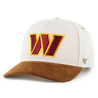 Men's Carhartt x '47 Natural/Brown Washington Commanders Undyed Relaxed Hitch Adjustable Hat