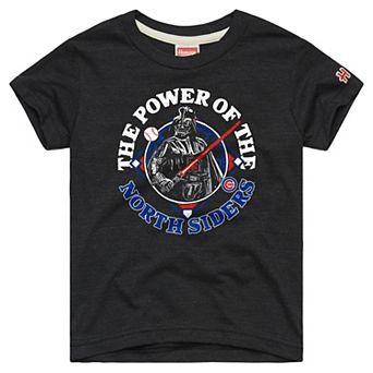 Toddler Homage Charcoal Chicago Cubs Star Wars x MLB Dark Side T-Shirt