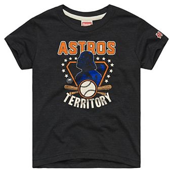 Toddler Homage Charcoal Houston Astros Star Wars x MLB Dark Side T-Shirt
