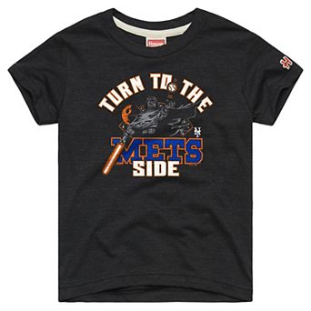 Toddler Homage Charcoal New York Mets Star Wars x MLB Dark Side T-Shirt