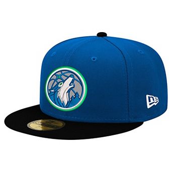 Men's New Era Blue/Black Minnesota Timberwolves 59FIFTY Fitted Hat