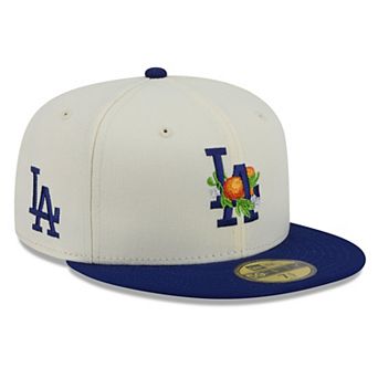 Men's New Era White/Royal Los Angeles Dodgers Blossom 59FIFTY Fitted Hat