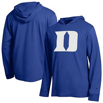 Men's Champion Royal Duke Blue Devils Tonal All-Star Long Sleeve Hooded T-Shirt