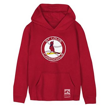 Toddler Mitchell & Ness Red St. Louis Cardinals Retro Logo Hoodie