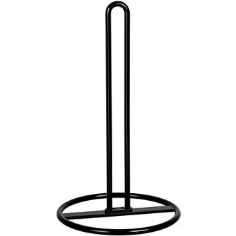 Steel Countertop Paper Towel Holder Stylish Sturdy For Standard Large Rolls
