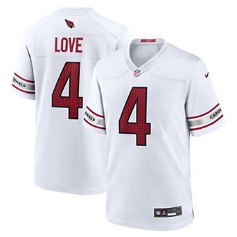 Men's Nike Jeremiyah Love White Arizona Cardinals Game Player Jersey