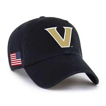 Men's '47 Black Vanderbilt Commodores Americana Heritage Clean Up Adjustable Hat