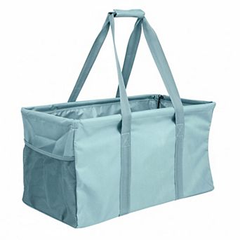 Extra Large Collapsible Utility Tote Bag Multipurpose Canvas Storage Basket