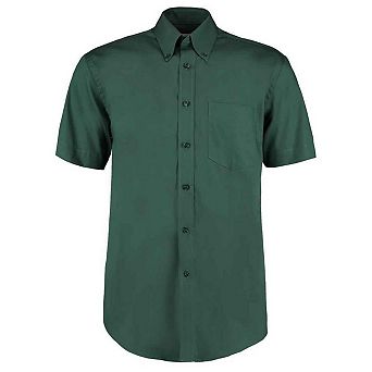 Kustom Kit Mens Oxford Short-Sleeved Formal Shirt