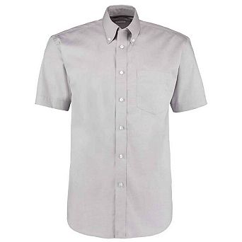 Kustom Kit Mens Oxford Short-Sleeved Formal Shirt