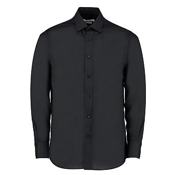 Kustom Kit Mens Tailored Long-Sleeved Business Shirt