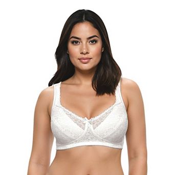 Exquisite Form Fully Wireless Full Coverage Comfort Lace Bra - 5100575