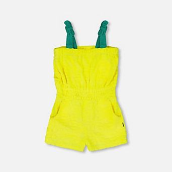 Little Kids Girl Terry Cloth Sleeveless Jumpsuit