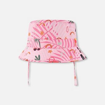 Baby Girl Beach Hat Beach Print