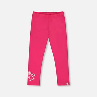 Little Kids Girl Elastic Waist Organic Cotton Jersey Legging