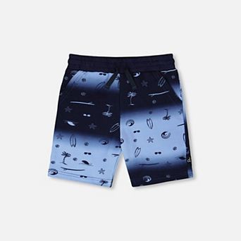 Baby Boy French Terry Shorts Gradient