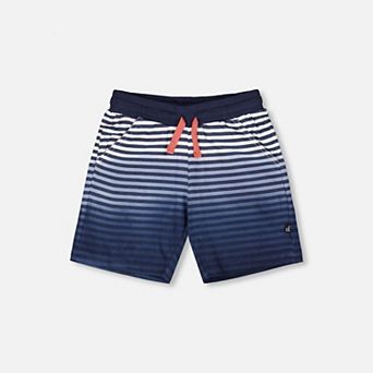Baby Boy Organic Cotton Shorts Gradient Stripes