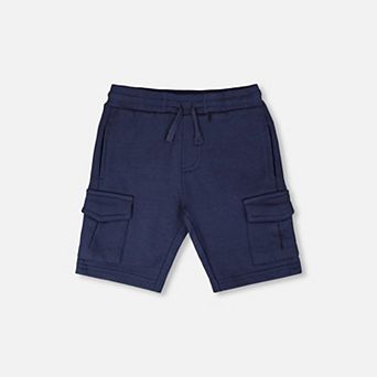 Baby Boy French Terry Cargo Pocket Shorts