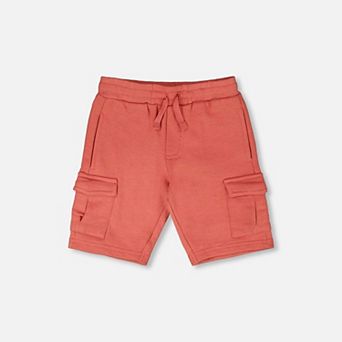 Baby Boy French Terry Cargo Pocket Shorts
