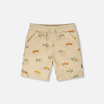Baby Boy French Terry Shorts Jeep Print