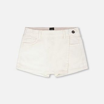 Big Kids Girl Stretch Twill Front Pocket Skort