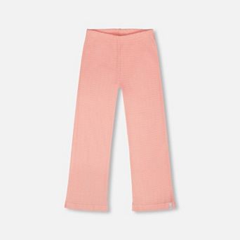 Little Kids Girl Crinkle Jersey Elastic Waist Flared Leg Leggings