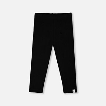 Little Kids Girl Rib Capri Leggings