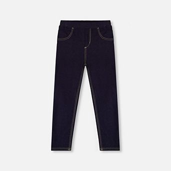 Big Kids Girl Denim Elastic Waist Jeggings