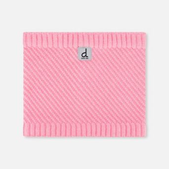 Big Kids Girl Polar Fleece-Lined Winter Knit Neckwarmer - 7-16 Years