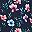 Blue Floral Print