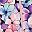 Purple Floral Print