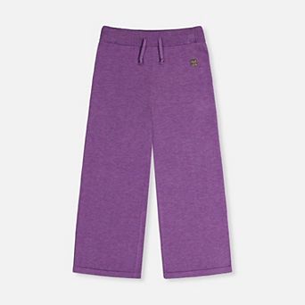 Big Kids Girl Knitted Wide Leg Pants