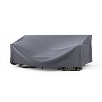 600D PVC Coated Fabric Universal Simple Outdoor Patio Chair Cover, Waterproof and Sun-proof