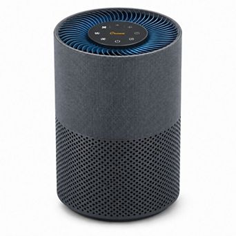 True-HEPA Tower Air Purifier with Air Quality Indicator and Child Lock, Up To 500 Sq Ft