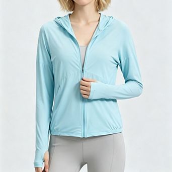 Women's Sun Jacket Lightweight Hooded UV Protection Outdoor Sports Coat
