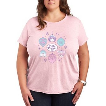 Plus Size Polly Pocket Christmas Ornaments Graphic Tee