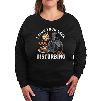 Plus Size Star Wars Darth Vader French Terry Long Sleeve Tee
