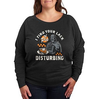 Plus Size Star Wars Darth Vader French Terry Long Sleeve Tee