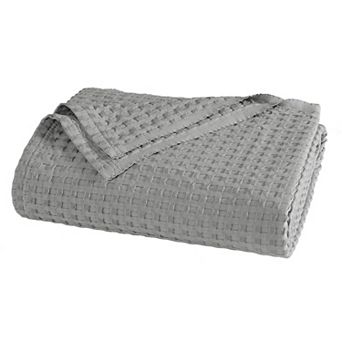 Brooklyn Loom Cotton Waffle Throw Blanket